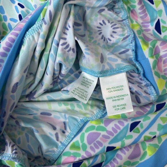 Lilly Pulitzer Women’s Large Ibiza Open Water Strapless Tube Bandeau Beachy - Picture 8 of 9